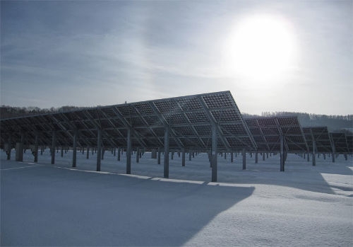 Panneaux solaires double face