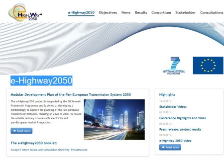 e-highway 2050 - projet d'autoroute électrique