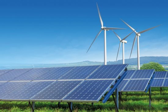 energies renouvelables - panneaux solaires - éoliennes