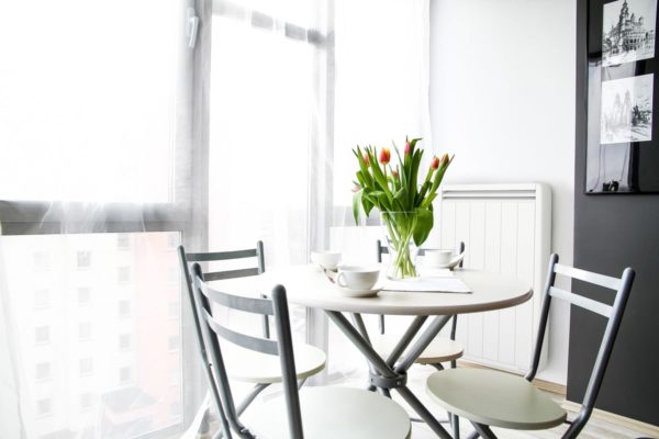 radiateur a inertie dans un coin cafe