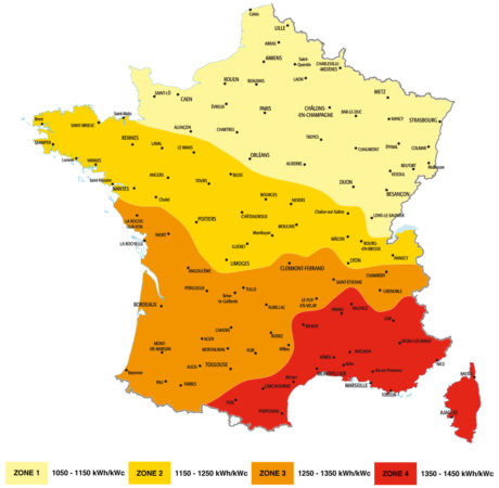 Carte solaire